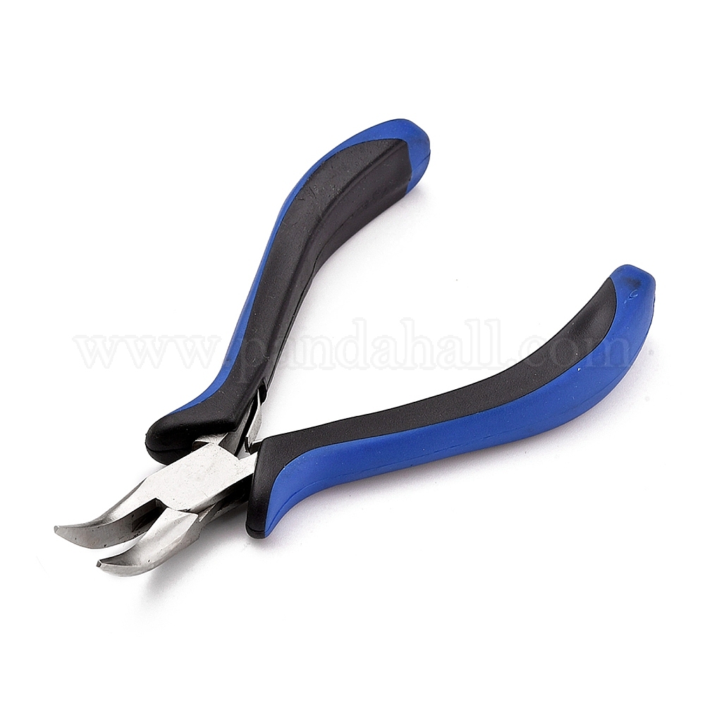 Pince à Corder Raquettes F Fityle – 14 Cm, Acier Carbone, Pointe Courbée Et Poignée Antidérapante, Outil Multifonction Pour Badminton, Tennis, Bijouterie Et Bricolage