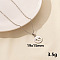 Stainless Steel Flat Round with Footprint Pendant Necklaces, Cable Chain Necklaces