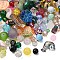 Mixed Styles Glass Beads, Mixed Shapes, Mixed Color, 3.5~18.5x4.5~16x3~9.5mm, Hole: 1~6mm