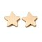 Natural Wood Beads, Star, Blanched Almond, 19x19.5x5mm, Hole: 1.6mm