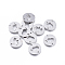 Tarnish Resistant 304 Stainless Steel Links connectors, Flat Round with Elephant, Stainless Steel Color, 11.5x1mm, Hole: 1.2mm
