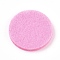 Fibre Perfume Pads, Essential Oils Diffuser Locket Pads, Flat Round, Pink, 30x3.5mm