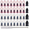 40Pcs 2 Size Steel Vacuum Tire Repair Nails, Screw Tire Plugs, Self-Service Quick Puncture Repair Tools, with 1Pcs Steel Screwdriver, Black, Repair Nails: 12~14mm, 20Pcs/size