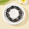 Natural Agate Bead Stretch Bracelets, Dyed & Heated, Barrel, Inner Diameter: 2-1/4 inch(5.8cm)
