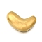 304 Stainless Steel Pendants, Bean, Golden, 14x23.5x8.5mm, Hole: 2mm