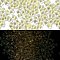 Luminous Glass Seed Beads, Glow in the Dark, Peanut, Yellow, 2.5x4x2mm, Hole: 0.8mm, about 11250pcs/pound
