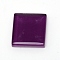 Transparent Glass Cabochons, Mosaic Tiles, for Home Decoration or DIY Crafts, Square, Purple, 20x20x4mm, 250pcs/kg