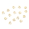 Wire Guardian and Protectors, Long-Lasting Plated, Real 18K Gold Plated, 4.5x5x1mm, Hole: 1mm