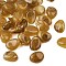 Opaque Acrylic Beads, Nuggets, Dark Goldenrod, 17~18x13~13.5x8~8.5mm, Hole: 1.4mm, 393pcs/500g