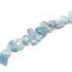 Aquamarine Beads Strands G-O050-19-3
