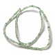 Natürlichen grünen Aventurin Perlen Stränge G-B064-A06-3