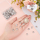 SUNNYCLUE 1 Box 100Pcs Stainless Steel Heart Charms Hearts Charm Love Small Double Sided Puffy Valentine Mother's Day Charms for Jewelry Making Charm Necklace Bracelet Earrings DIY Supplies 12x9mm STAS-SC0004-48-3