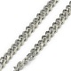 Trendy Men's 201 Stainless Steel Curb Chain Necklaces NJEW-L043A-42P-2