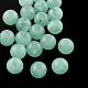 Perles rondes en acrylique d'imitation pierre précieuse X-OACR-R029-12mm-26-1