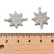 925 Sterling Silver Connector Charms STER-H110-04P-3