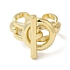 Brass Open Cuff Rings RJEW-Q778-44G-2