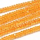 Faceted Rondelle Cultured Piezoelectric Citrine Beads Strands G-I141-4x7-03S-AA-1
