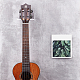 Superfindings 2 ensembles 9.4x10x4.85cm présentoirs de guitare en acrylique avec vis en fer et bouchons en plastique clair support mural pour guitare crochet mural pour guitare ODIS-WH0011-48-4