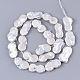 Hebras de perlas keshi de perlas barrocas naturales PEAR-Q015-008-2