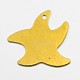 Brass Starfish Charms KK-D355-C-NR-A-1