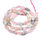 Chapelets de perles en morganite naturelle G-R445-8x10-28-2