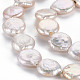 Chapelets de perles en Keshi naturel PEAR-S018-02D-4