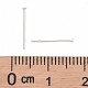 925スターリングシルバー製スタッドピアスパーツ  スタンプ925個付き  銀  12x0.7mm  ピン：0.7mm X-STER-S002-35-3
