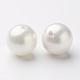 Perles rondes en perles de coquillage polies X-SP10MM701-2