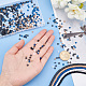 PandaHall Elite 10 Strands 5 Colors Handmade Polymer Clay Beads Strands CLAY-PH0001-74-3