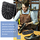 ゴム製のかかとクッション  靴のかかと修理パッド  ブラック  215mm FIND-WH0126-337-6