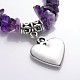 Natural Amethyst Pendant Necklaces For Valentine's Day NJEW-JN01168-02-6