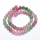 Chapelets de perles aux fraises en quartz naturel G-K224-09-8mm-2