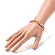 Bracelet extensible fait main en perles heishi en argile polymère BJEW-JB07372-02-3