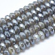 Galvani natürliche Achat Perlen Stränge G-O164-06A-8x5mm-1