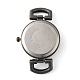 Bronze antique vintage montre roman alliage de visage rond et plat montre de tête de montre asscessory WACH-M004-01-2