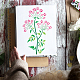 FINGERINSPIRE Wild Parsley Stencil for Painting 8.3x11.7inch Reusable Wild Fennel Drawing Template Plastic PET Parsley Flowers Leaves Painting Stencil Plant Theme Template for Home Decoration DIY-WH0396-658-7