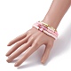 4Pcs 4 Style Polymer Clay Heishi Beaded Stretch Bracelets Set BJEW-JB07537-3