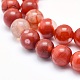 Natural Fire Agate Beads Strands G-O165-A06-8mm-3