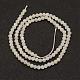 Chapelets de perles en pierre de lune naturelle G-P243-06-2