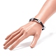 Sport Theme Acrylic Beaded Stretch Bracelet for Men Women BJEW-JB08549-4