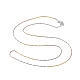 925 женское колье-цепочка из стерлингового серебра NJEW-A014-05-2