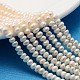 Natural Cultured Freshwater Pearl Beads Strands PEAR-L001-F-12-1