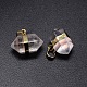 Double Terminated Pointed Gemstone Pendants G-P049-G-2