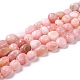 Chapelets de perles en opale rose naturelle G-F706-10B-1