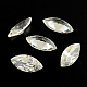 Horse Eye Shaped Cubic Zirconia Pointed Back Cabochons ZIRC-R009-8x4-02-1