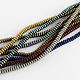 Electroplate Non-magnetic Synthetic Hematite Beads Strands G-R210-M-1