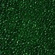 ガラスシードビーズ  トランスペアレント  ラウンド  濃い緑  8/0  3mm  穴：1mm  約10000ビーズ/ポンド SEED-A004-3mm-7B-2