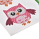 DIY Eule & Schmetterling & Insekten Diamant Malerei Sticker Kits für Kinder DIY-O016-10-3