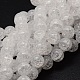 Perles rondes en verre craquelé brins CCG-E001-6mm-04-1