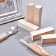 Olycraft 15 pièces blocs de bois pour sculpter des blocs de sculpture en bois non finis adaptés aux débutants à experts DIY-OC0002-18-3